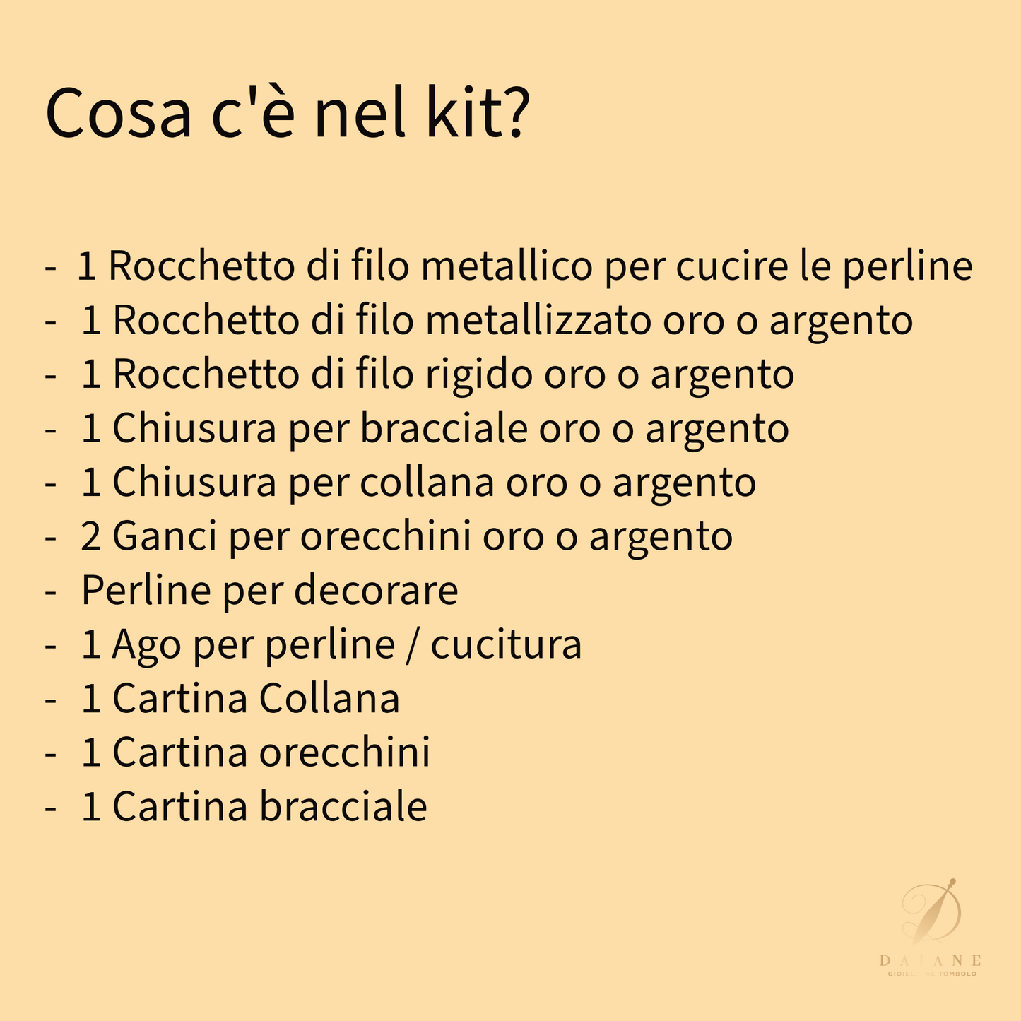 Bobbin Lace Kit Completo 3 Cartine Parure Gioielli Meraviglie al Tombolo per Merletto al Tombolo