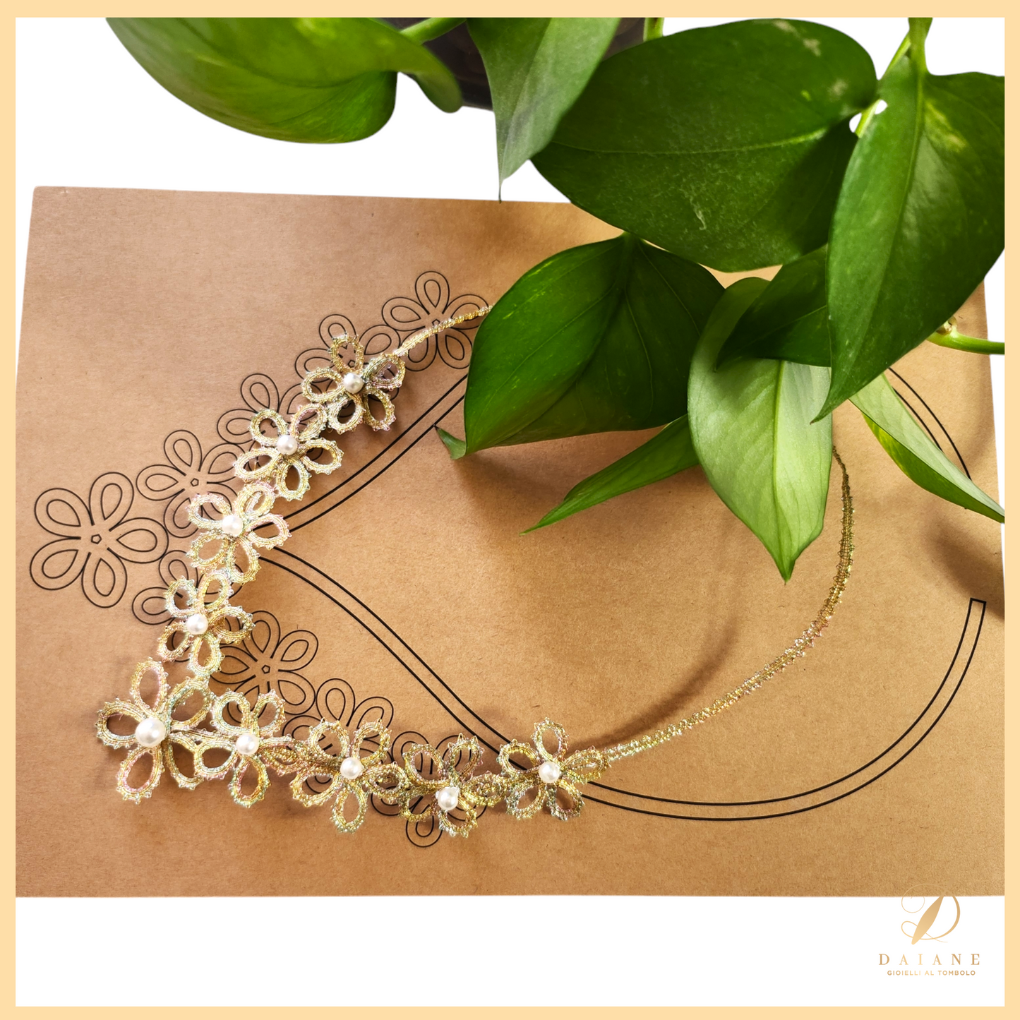 Bobbin Lace Pearl Necklace Bobbin Lace PDF Digital Pattern