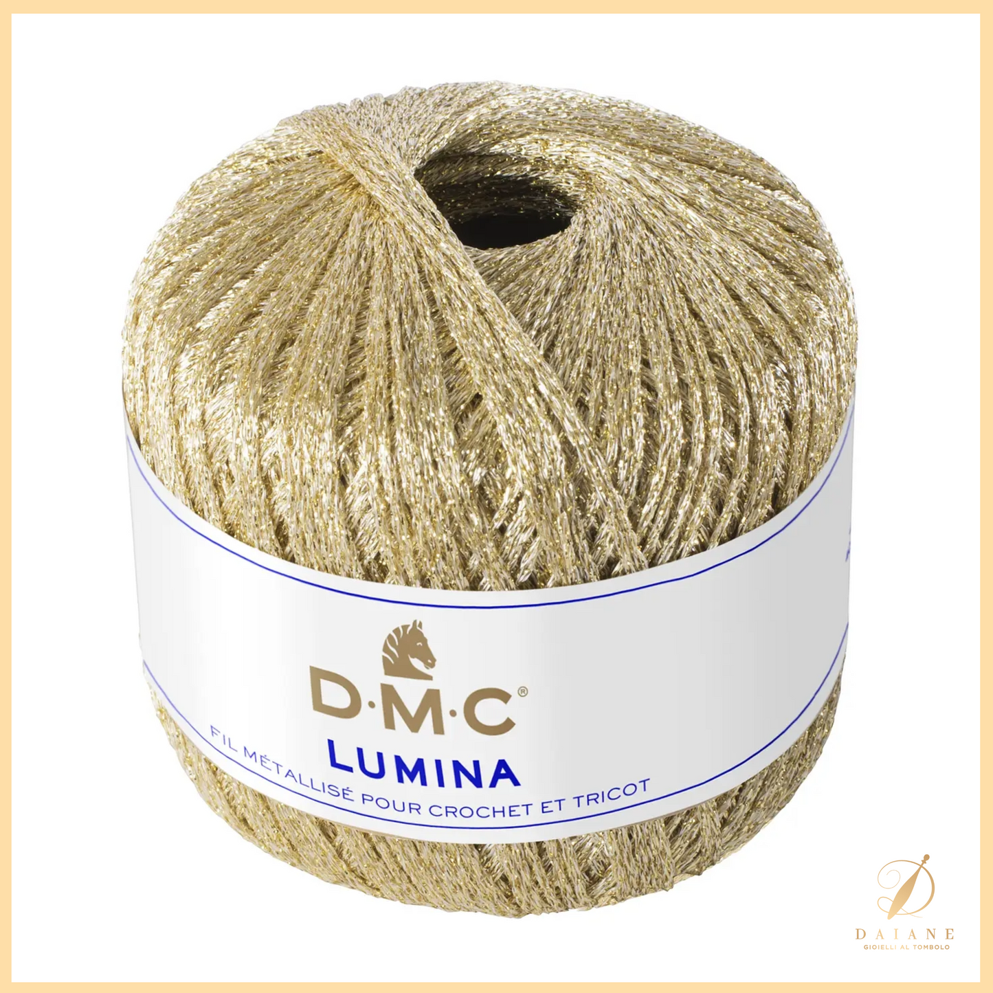 Bobbin Lace Metallic Thread for Bobbin Lace 150m 3821