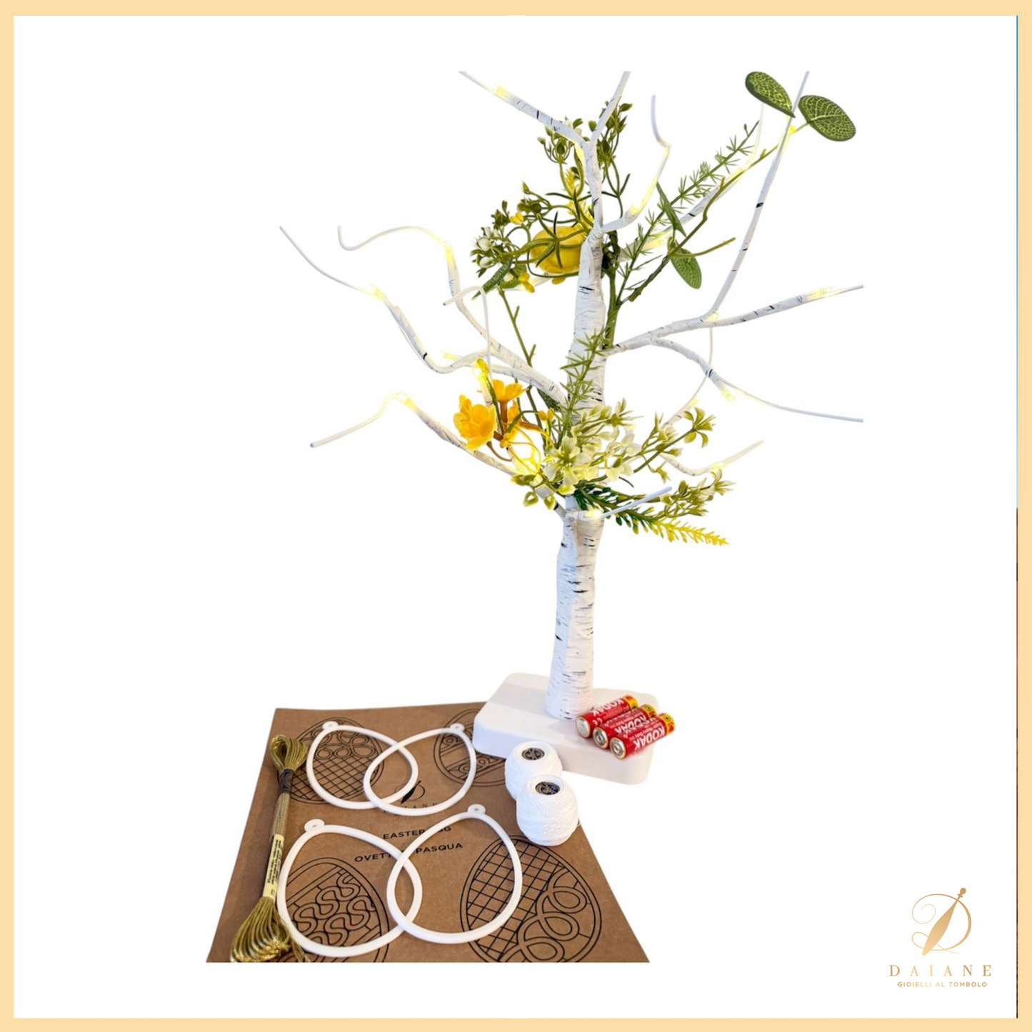 Bobbin Lace Easter tree Bobbin Lace Pattern