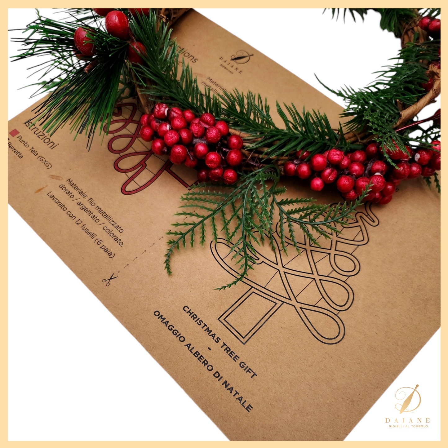 Bobbin Lace Christmas Tree Bobbin Lace Pattern 🎄