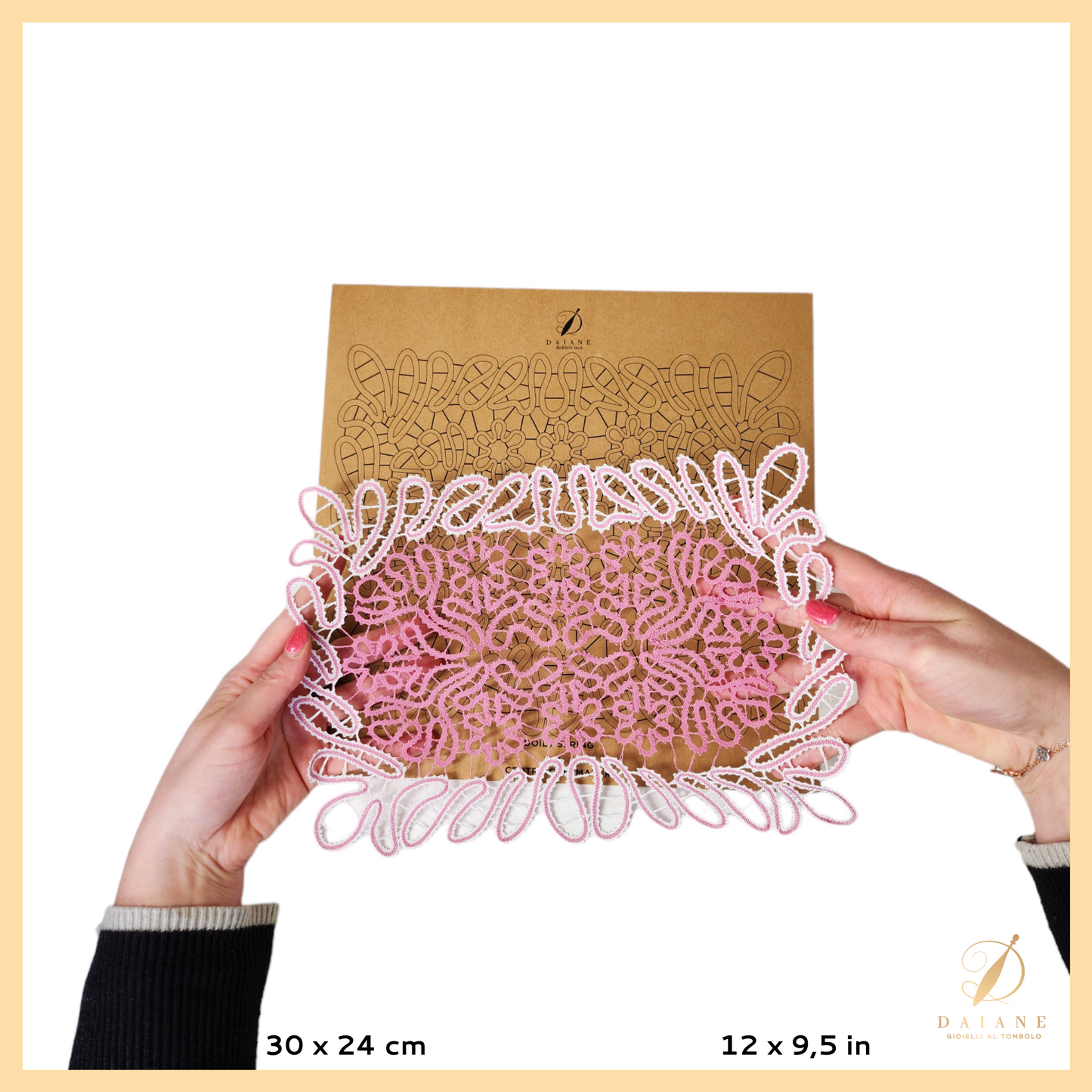 Bobbin Lace Spring Lace Doily Bobbin Lace Digital Pattern