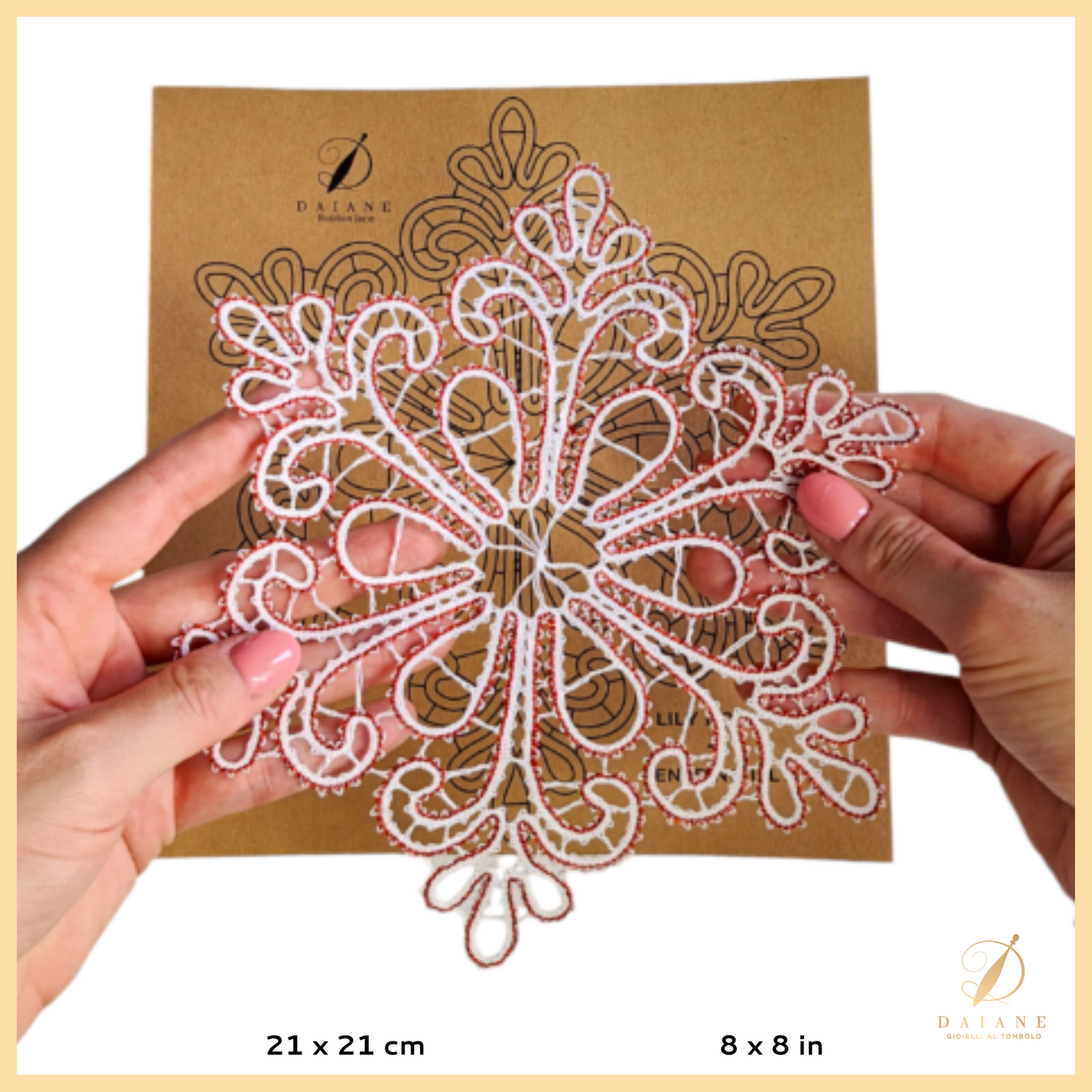 Bobbin Lace Lily Doily Bobbin Lace Pattern