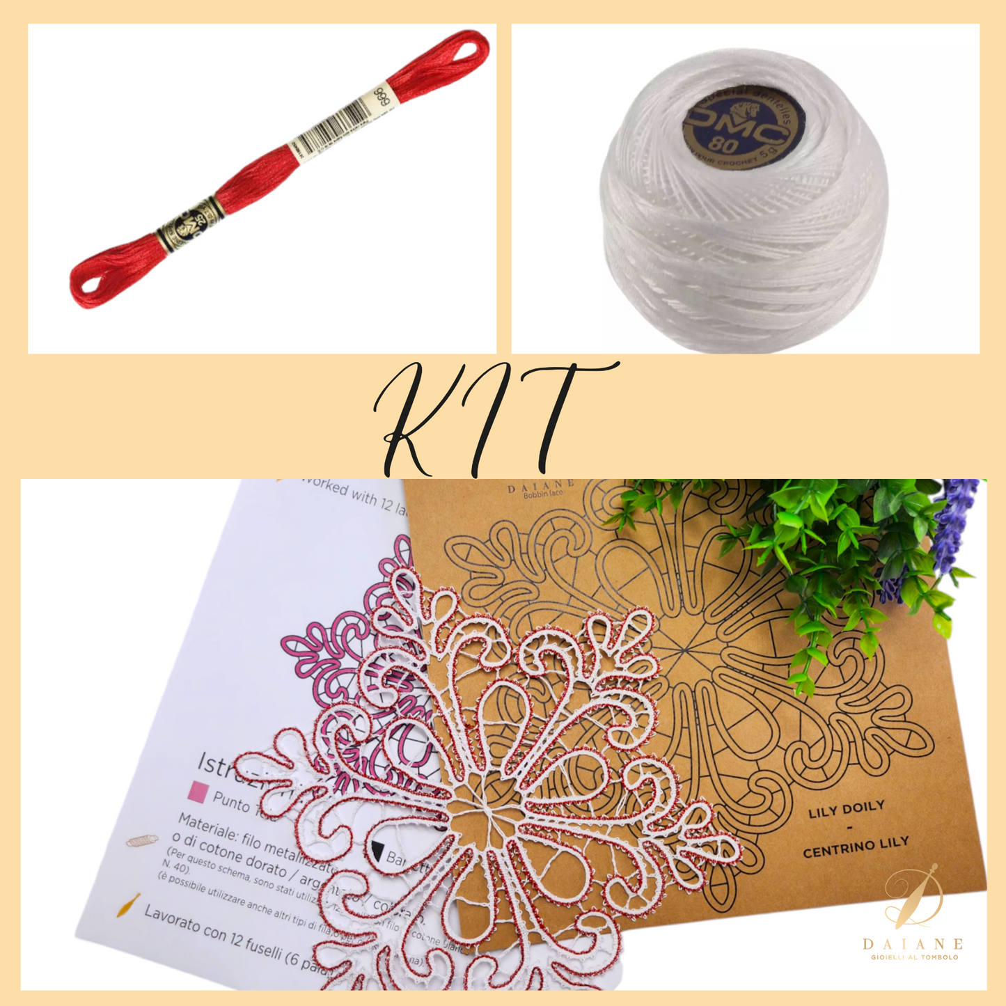 Bobbin Lace Lily Doily Bobbin Lace Pattern