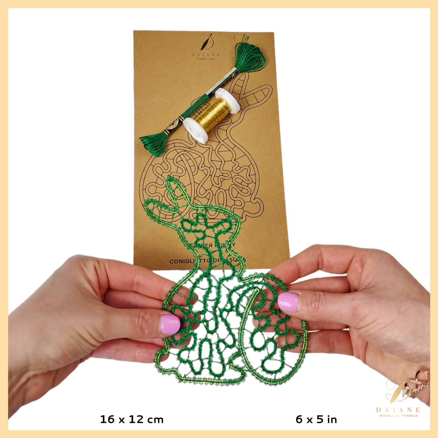 Bobbin Lace Easter Bunny Bobbin Lace Digital Pattern