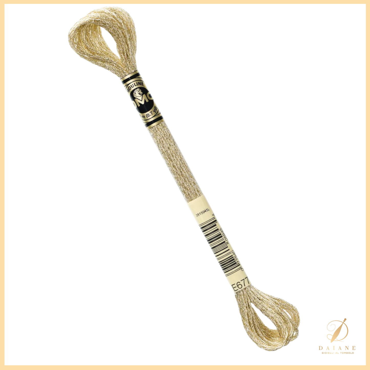 Bobbin Lace Thread for Bobbin Lace Metallic E677