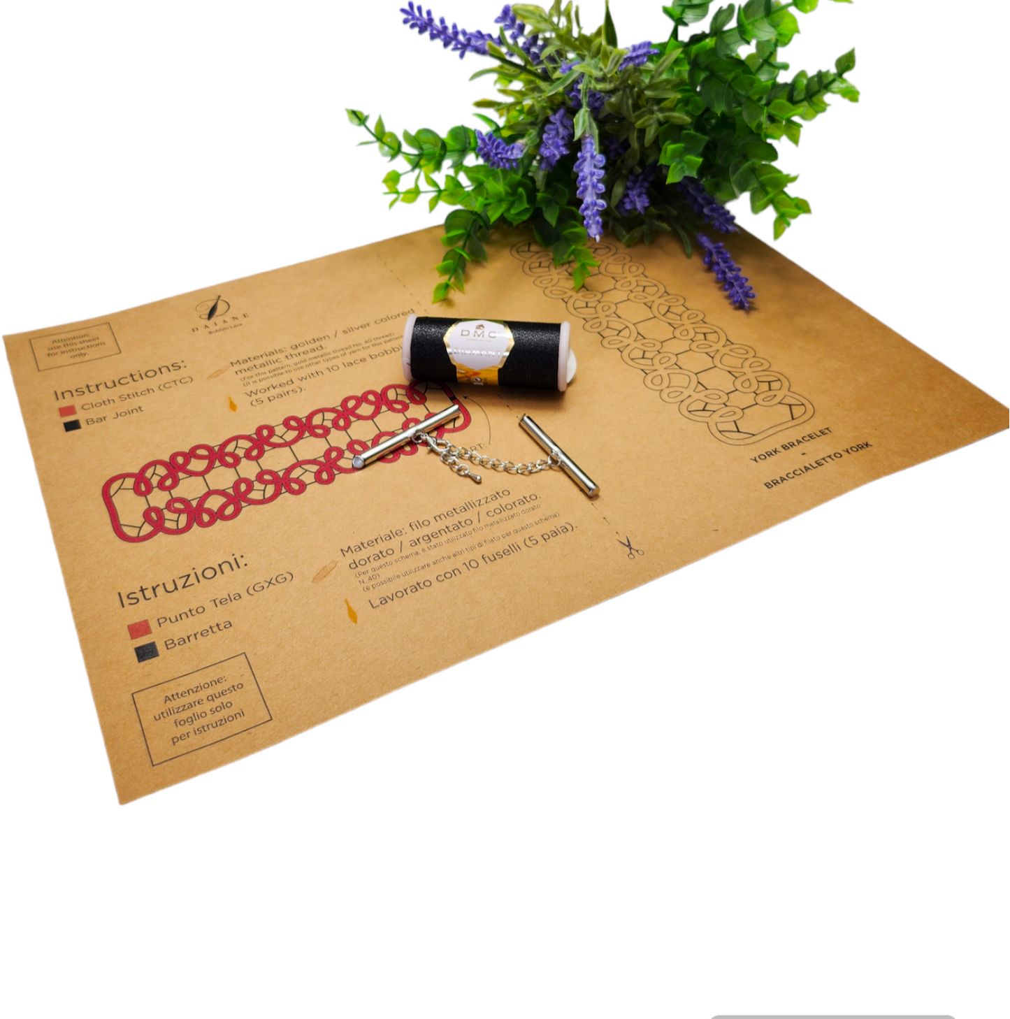 Bobbin Lace Bracelet York Bobbin Lace Pattern