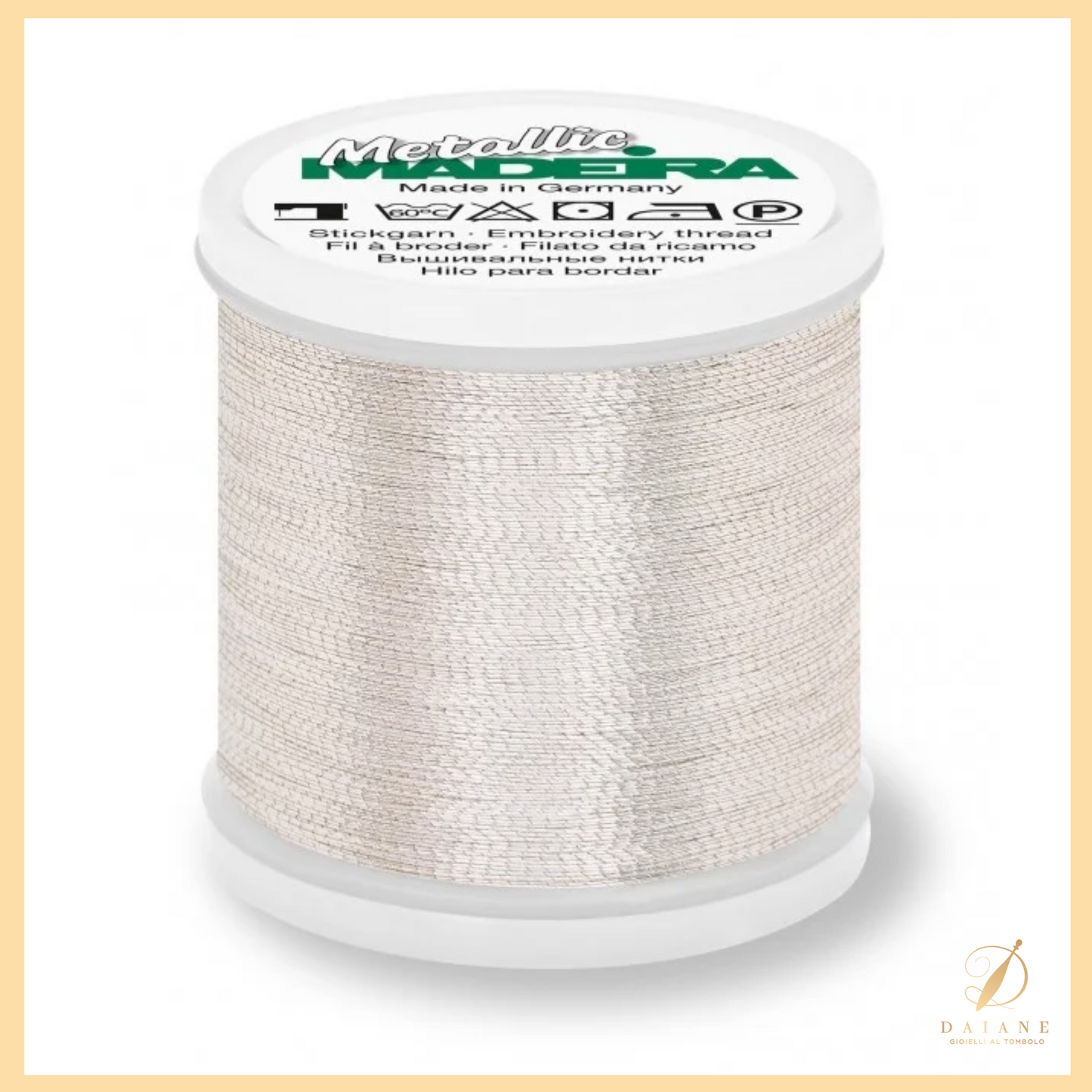 Bobbin Lace Metallic Thread for Bobbin Lace Silver