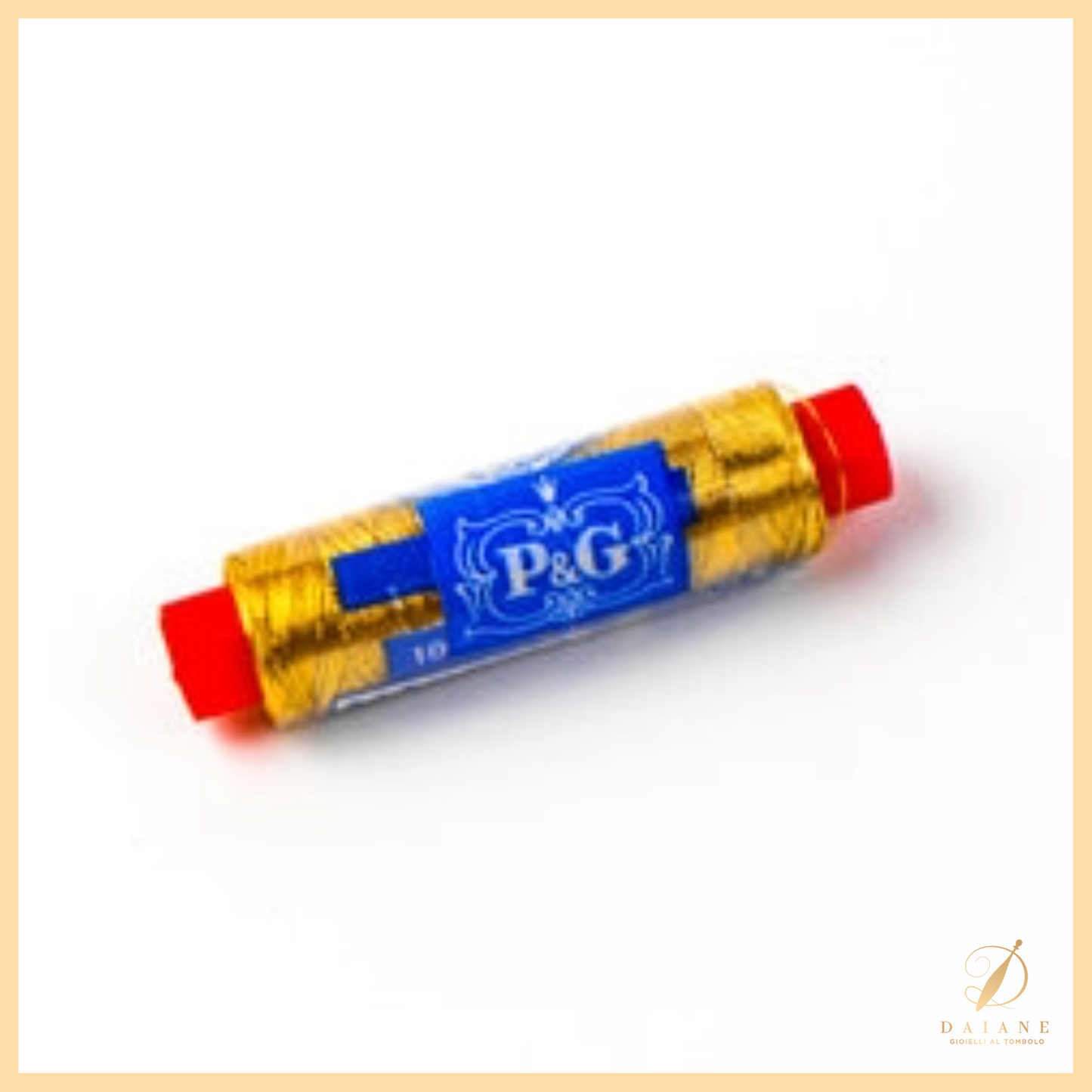 Bobbin Lace Metallic Thread for Bobbin Lace Gold