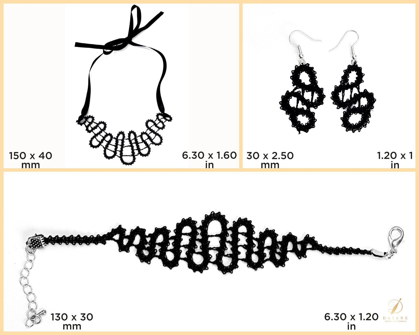 Bobbin Lace Sets Parure Lady Bobbin Lace Digital Pattern
