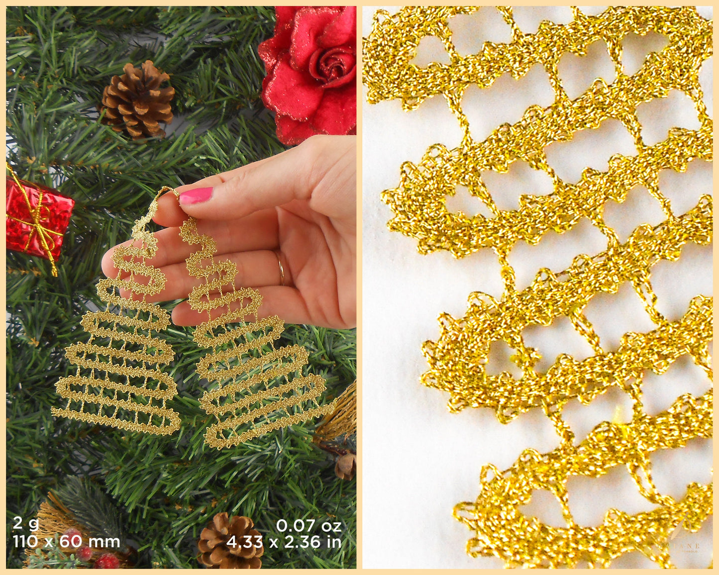 Bobbin Lace Christmas Tree Bobbin Lace Pattern