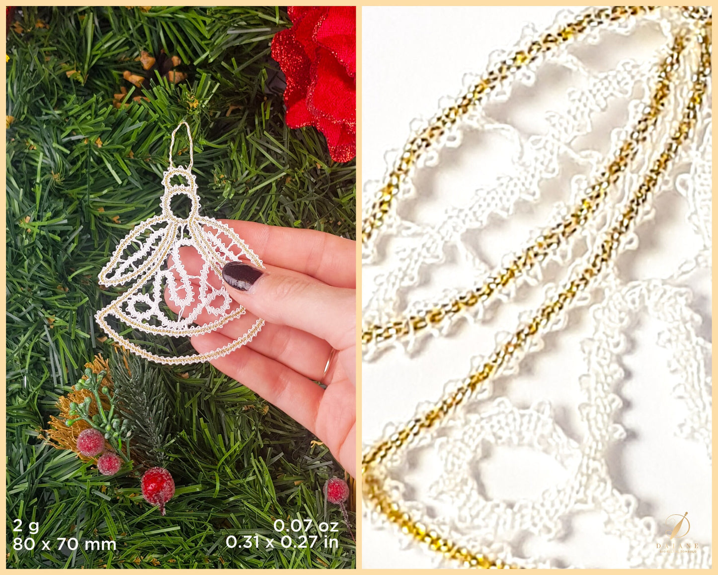 Bobbin Lace Angel Bobbin Lace Pattern