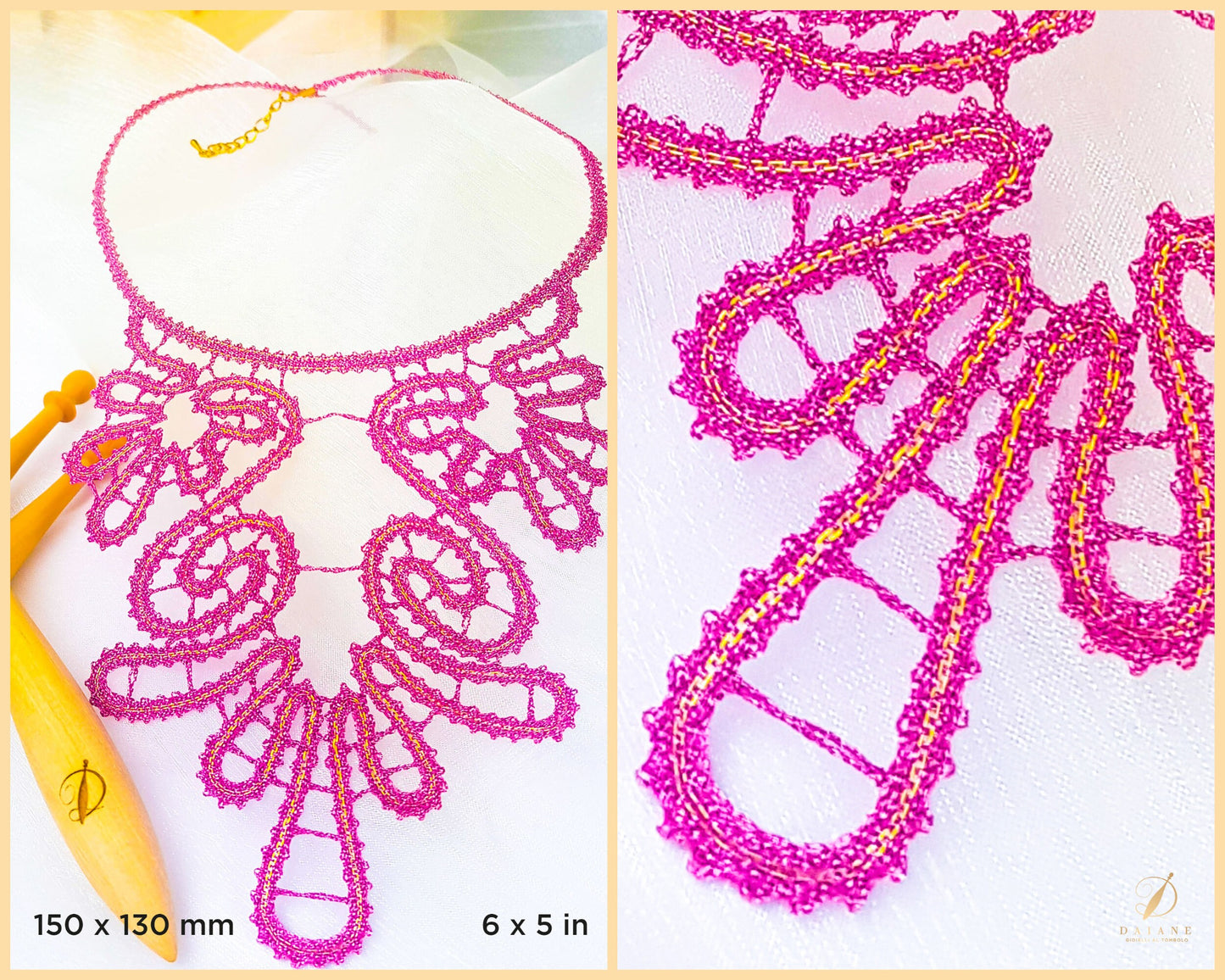 Bobbin Lace Duchess Necklace Bobbin Lace Pattern