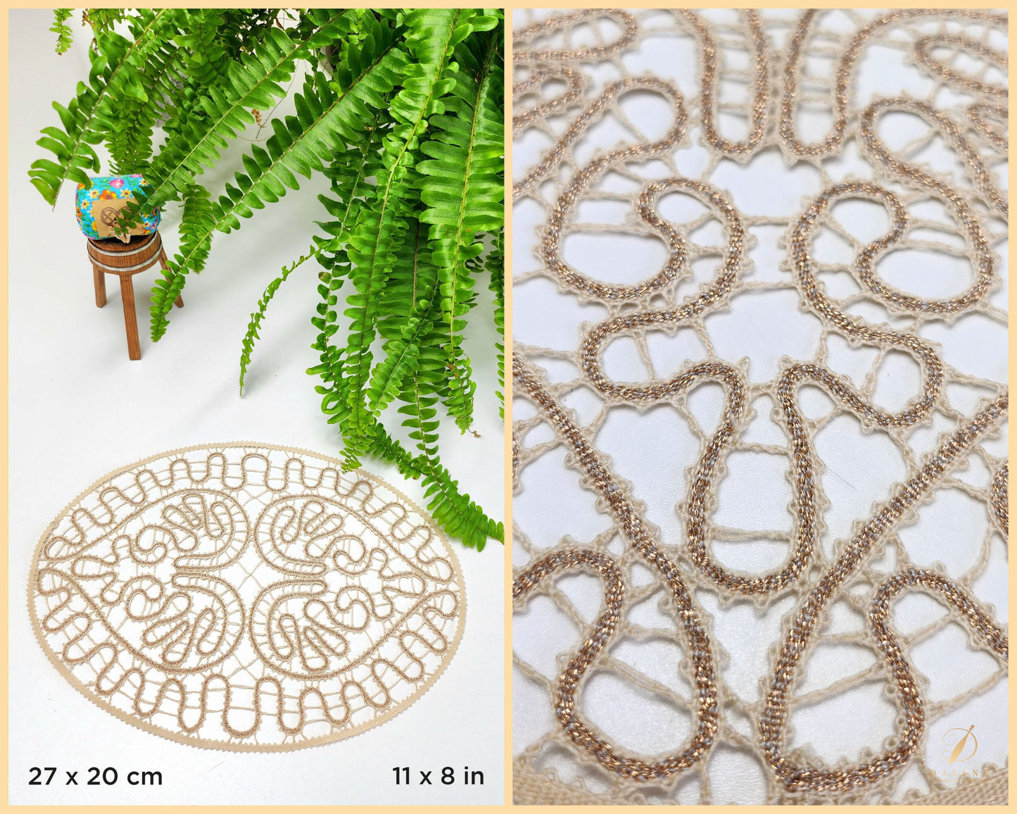 Bobbin Lace Heart Doily Bobbin Lace Pattern