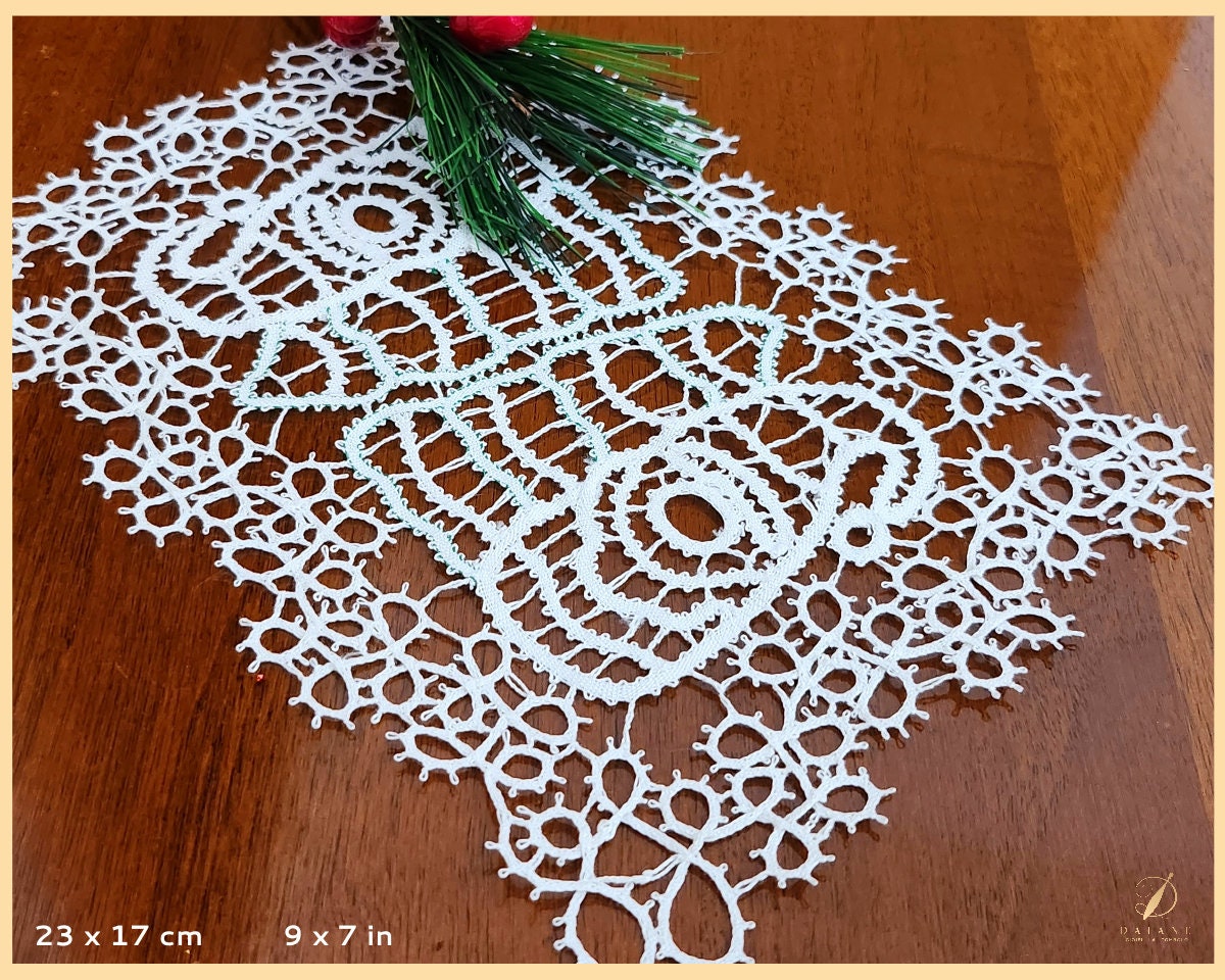 Bobbin Lace Santa Claus Doily Bobbin Lace Pattern