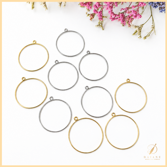 Hoop Shaped Frame for Jewelry