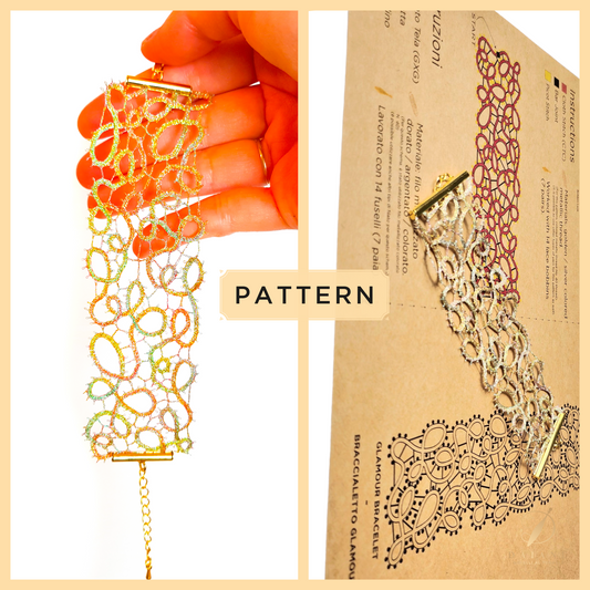 Glamour Bracelet Bobbin Lace Pattern