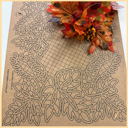 Bobbin Lace Leaves Doily Bobbin Lace Digital Pattern