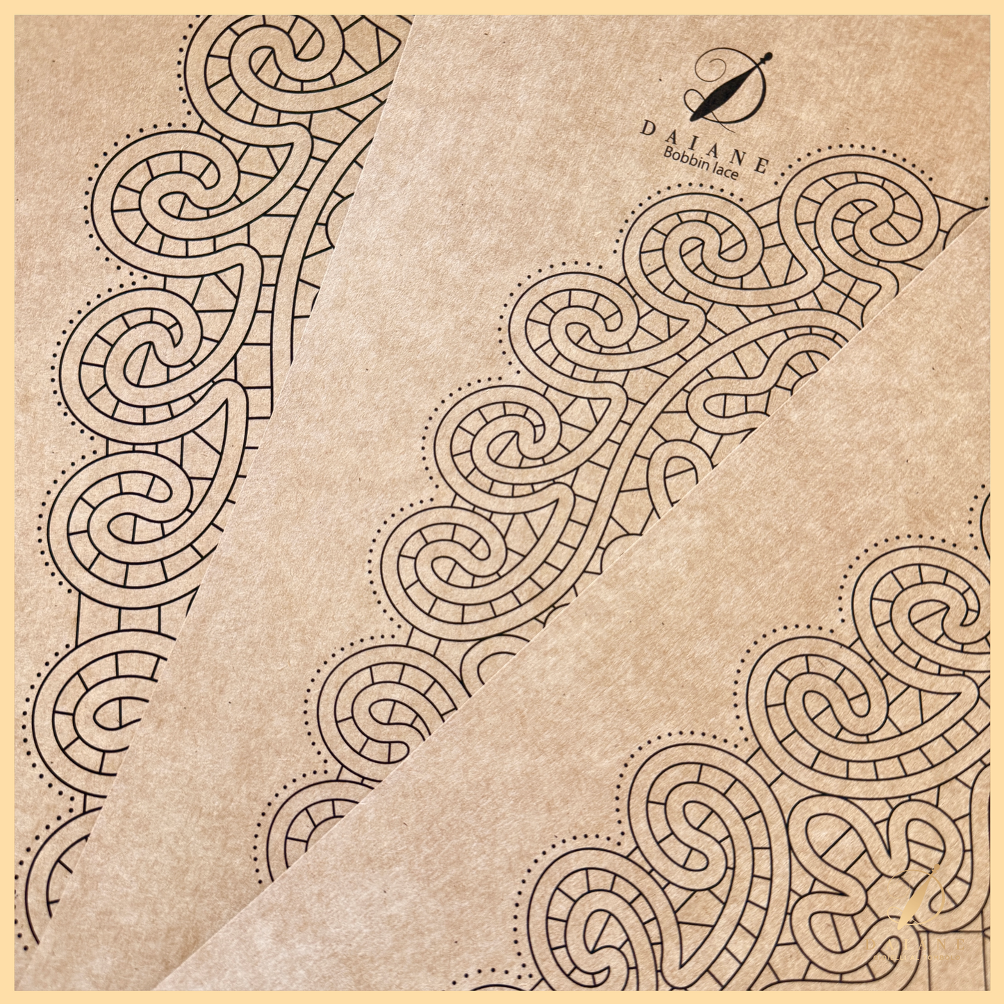 Tris Sogno Doily Bobbin Lace Pattern