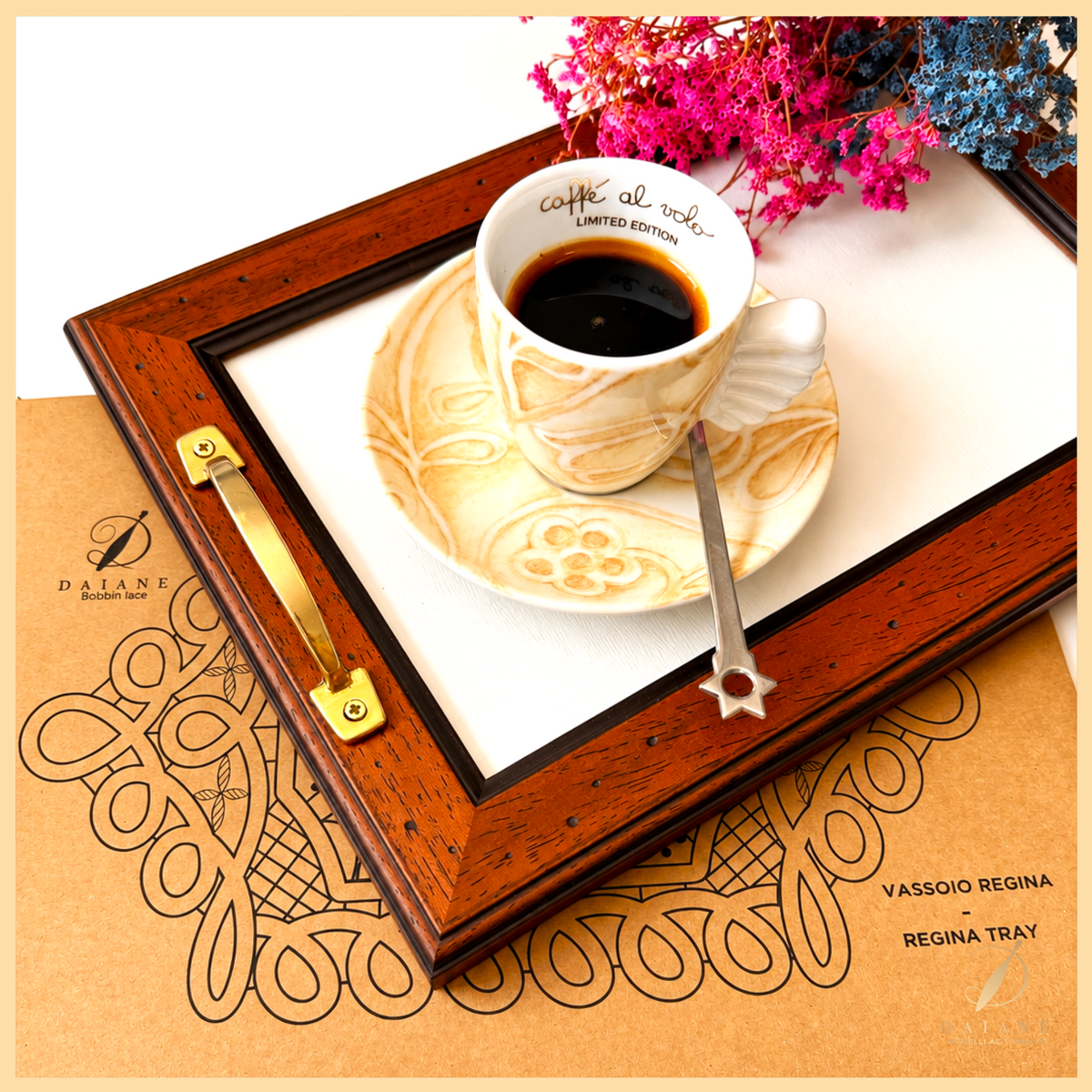 Bobbin Lace Regina Tray Bobbin Lace Pattern