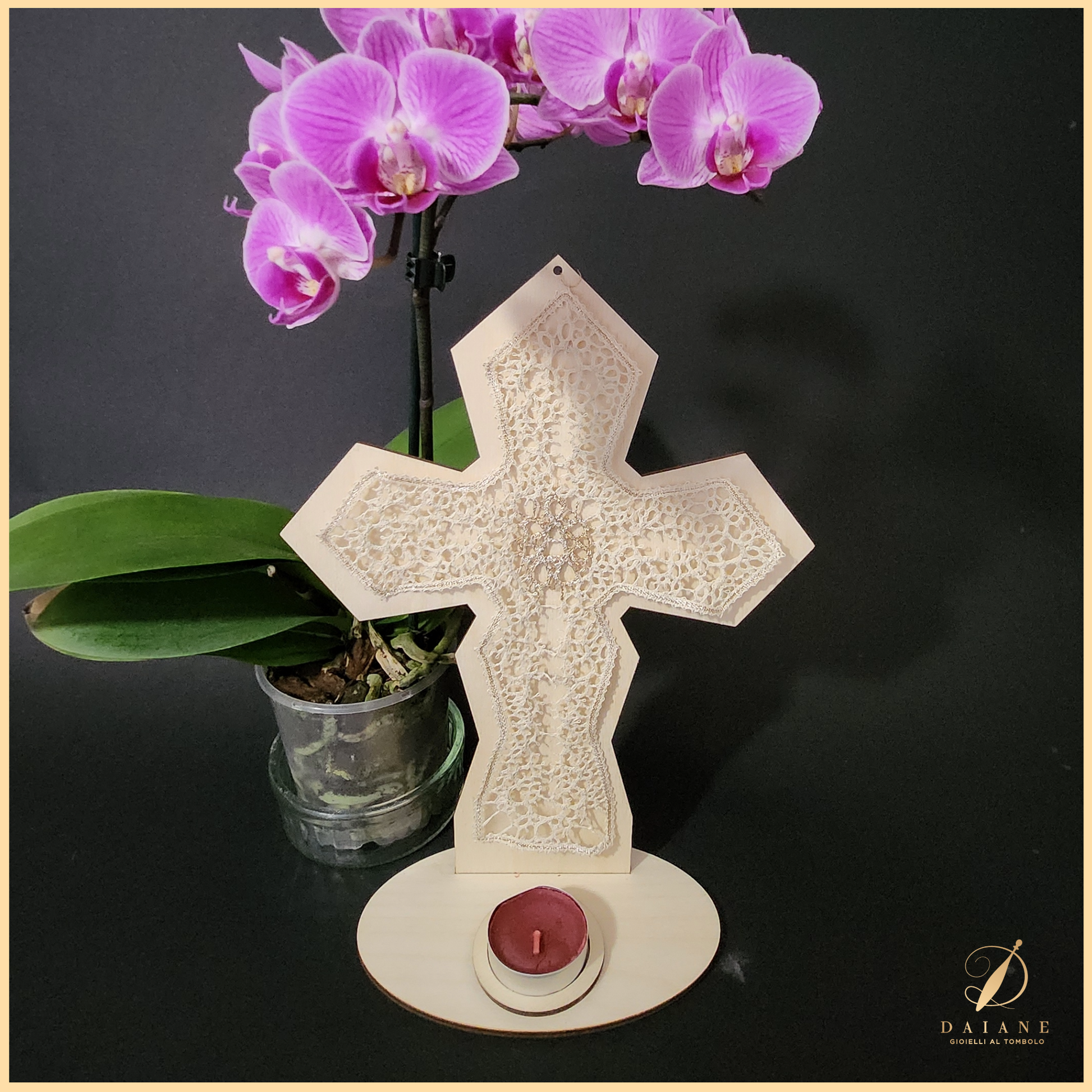 Bobbin Lace Fiandra Cross Bobbin Lace Pattern