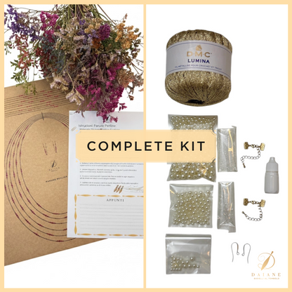 Bobbin Lace Beaded Jewelry Set Bobbin Lace