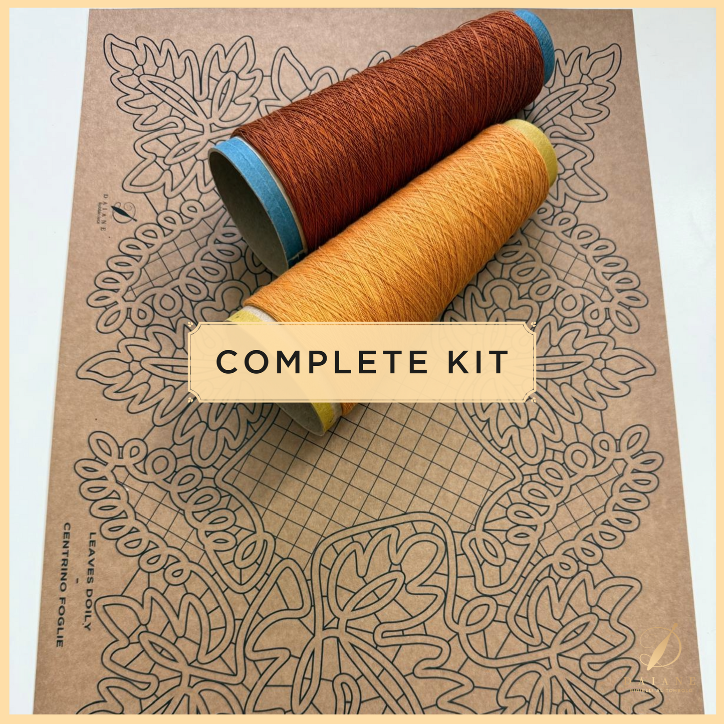 Bobbin Lace Leaves Doily Bobbin Lace Pattern