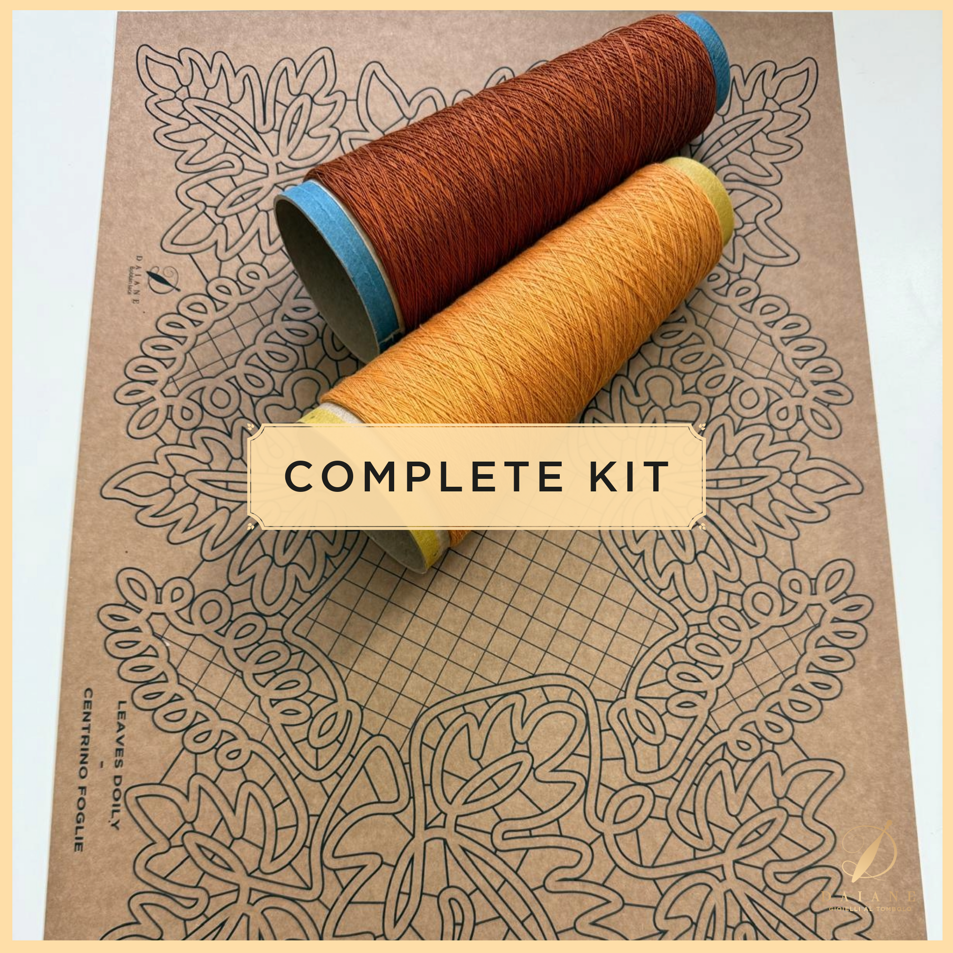 Bobbin Lace Leaves Doily Bobbin Lace Pattern