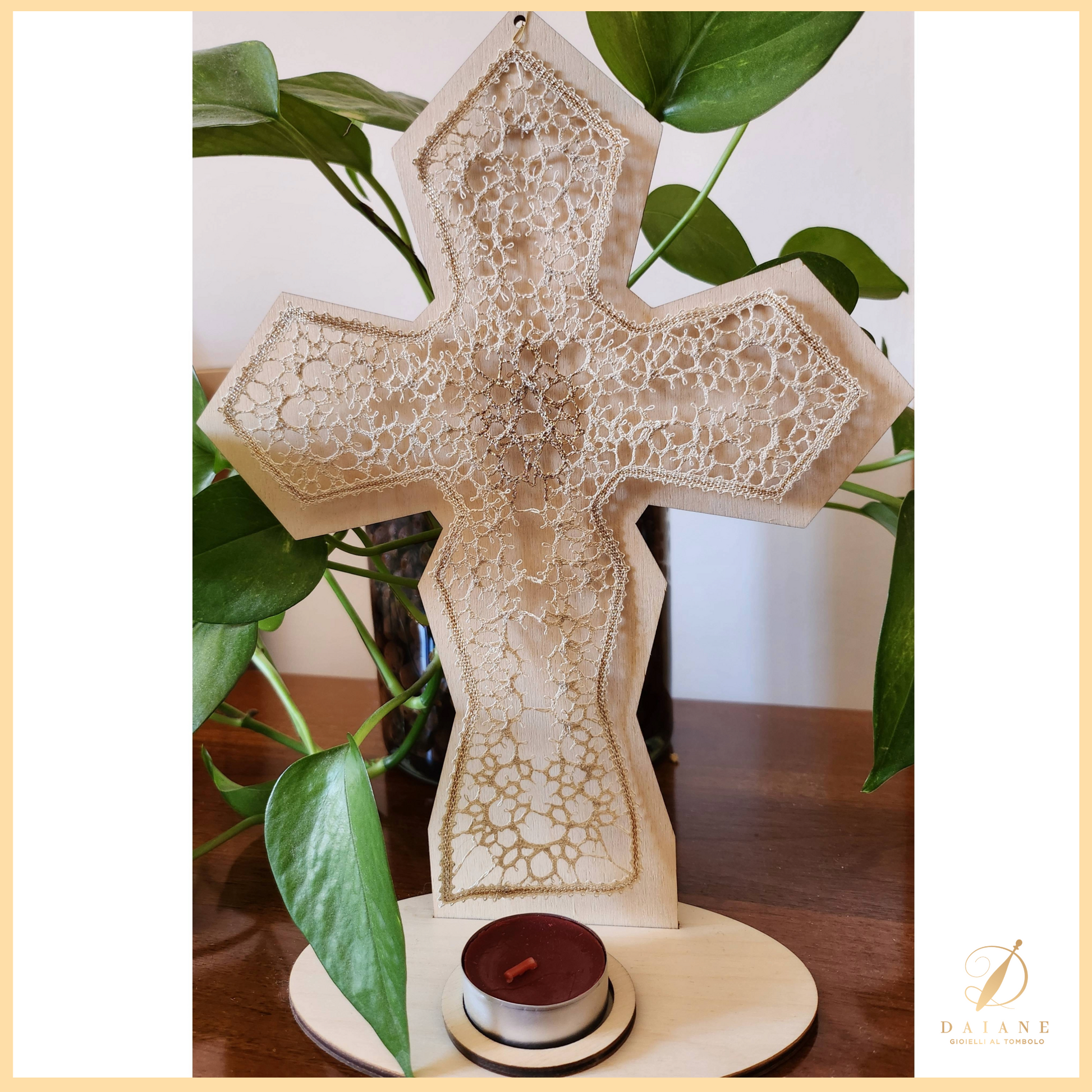 Bobbin Lace Fiandra Cross Bobbin Lace Pattern