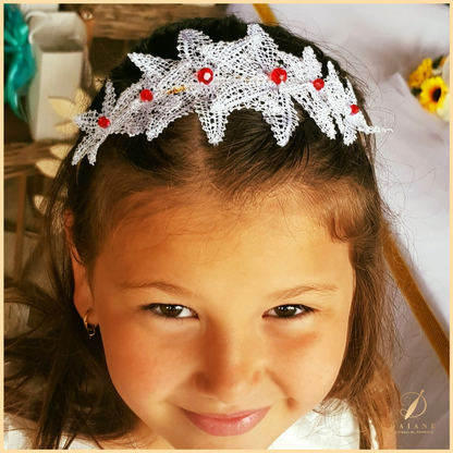 Bobbin Lace Golden Hair Hoop