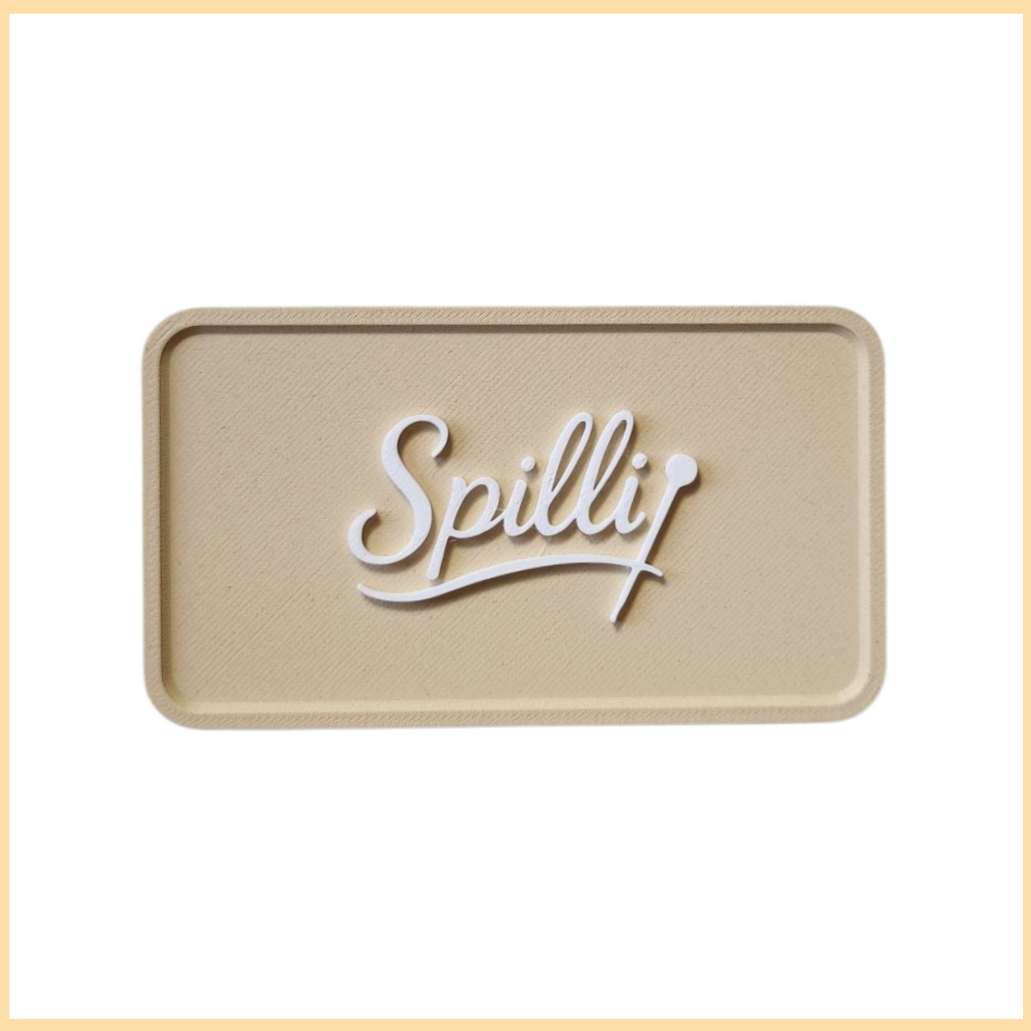 Bobbin Lace Pin Organizer Box Beige (Wood Effect)