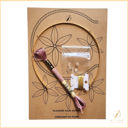 Bobbin Lace Flower Hair Hoop Bobbin Lace Pattern