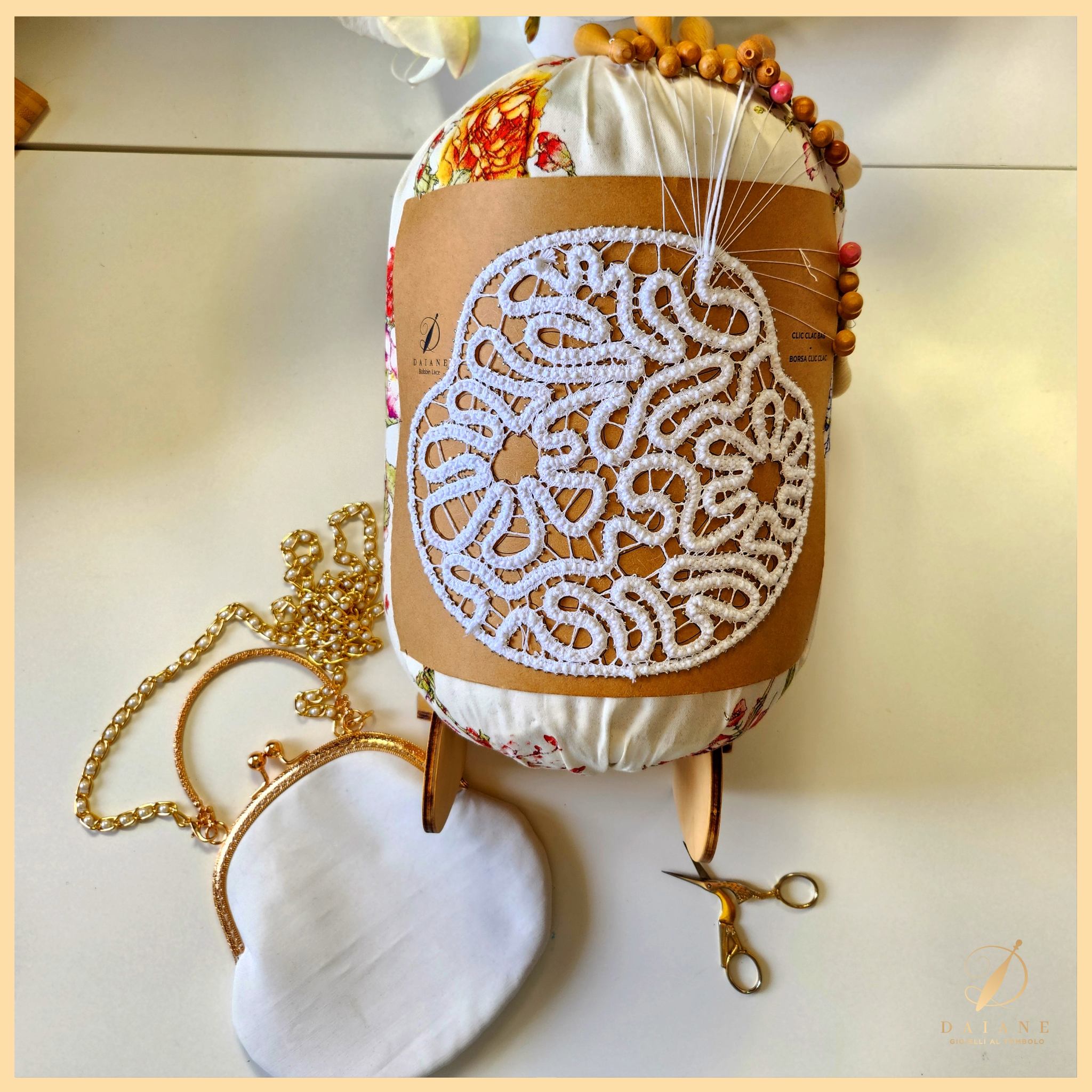 Bobbin Lace Clic Clac Bag Bobbin Lace Pattern