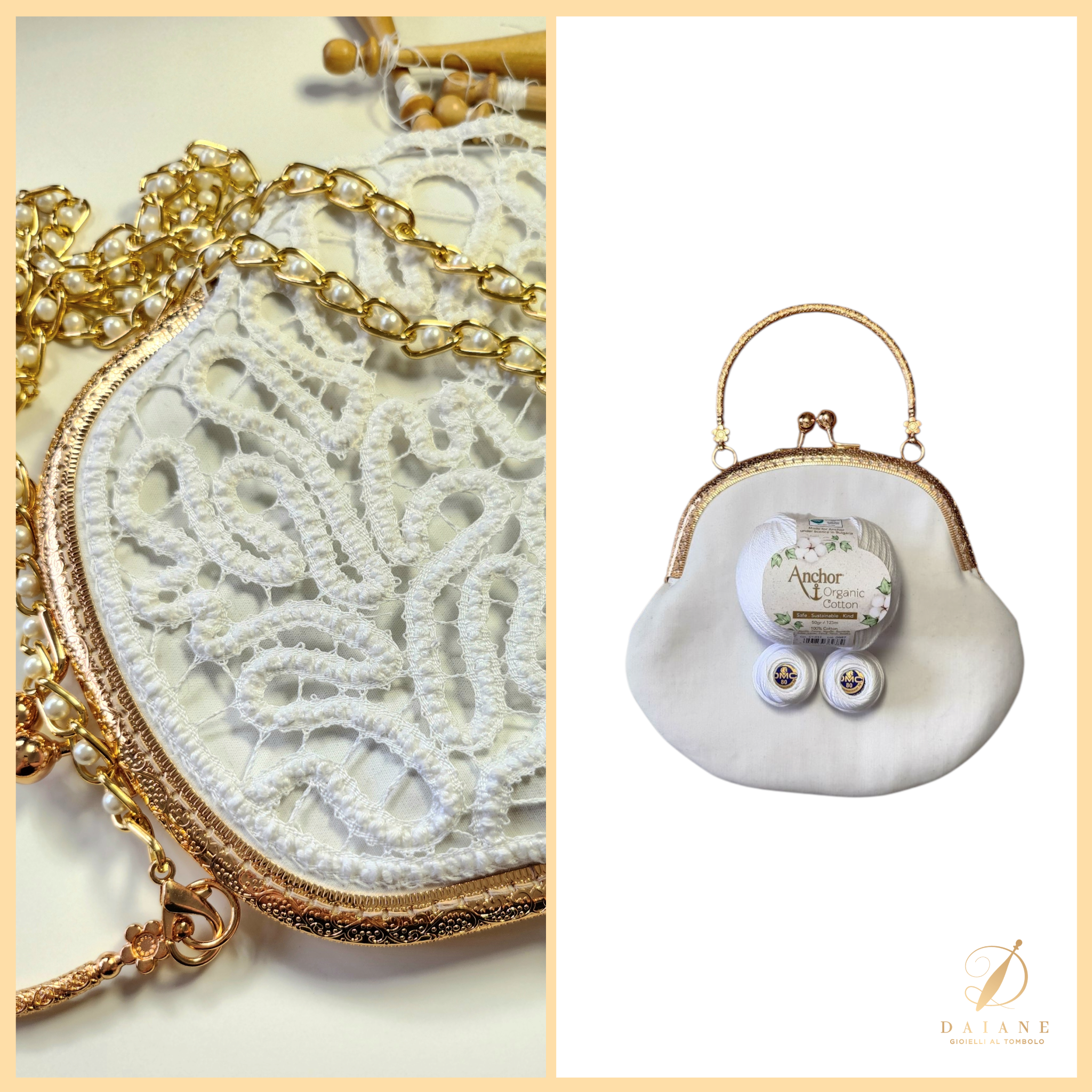 Bobbin Lace Clic Clac Bag Bobbin Lace Pattern