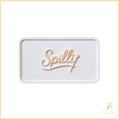 Bobbin Lace Pin Organizer Box White