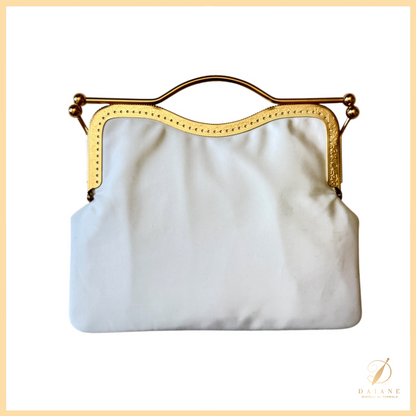 Bobbin Lace Lulu Bag White