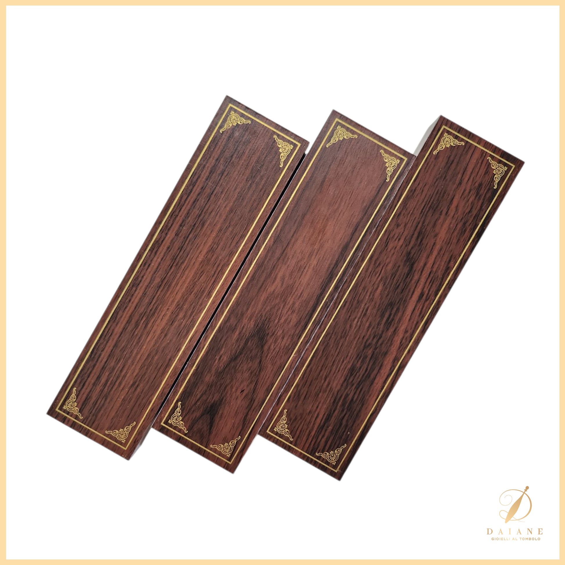 Bobbin Lace Wooden Box for Fan