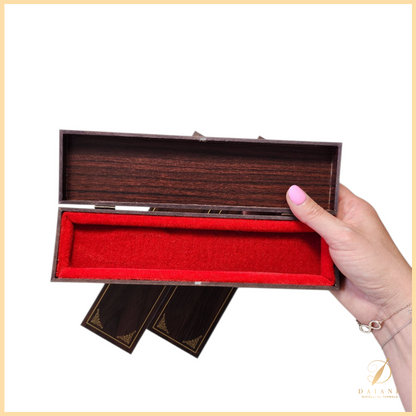 Bobbin Lace Wooden Box for Fan