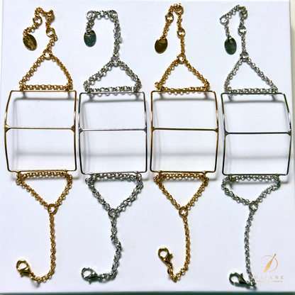 Bobbin Lace Rectangular Jewelry Bracelet Frame