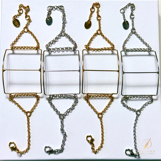 Bobbin Lace Rectangular Jewelry Bracelet Frame