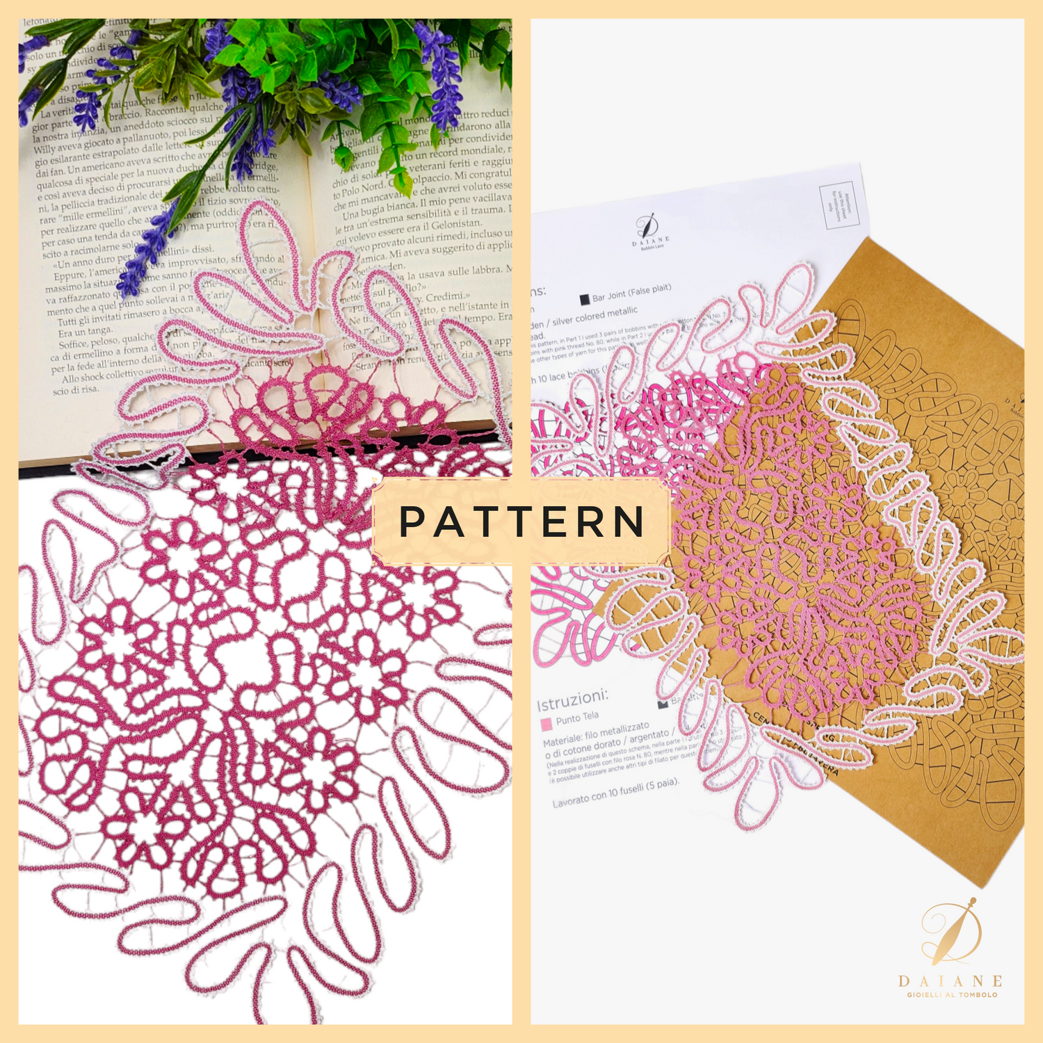 Bobbin Lace Spring Doily Bobbin Lace Pattern
