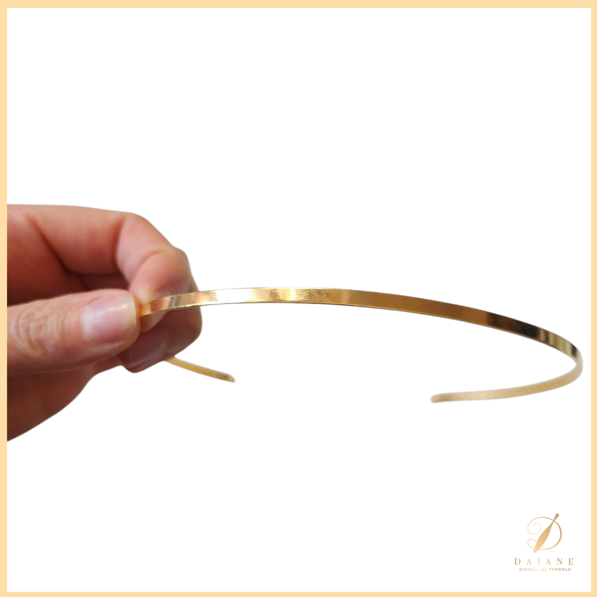 Bobbin Lace Golden Hair Hoop