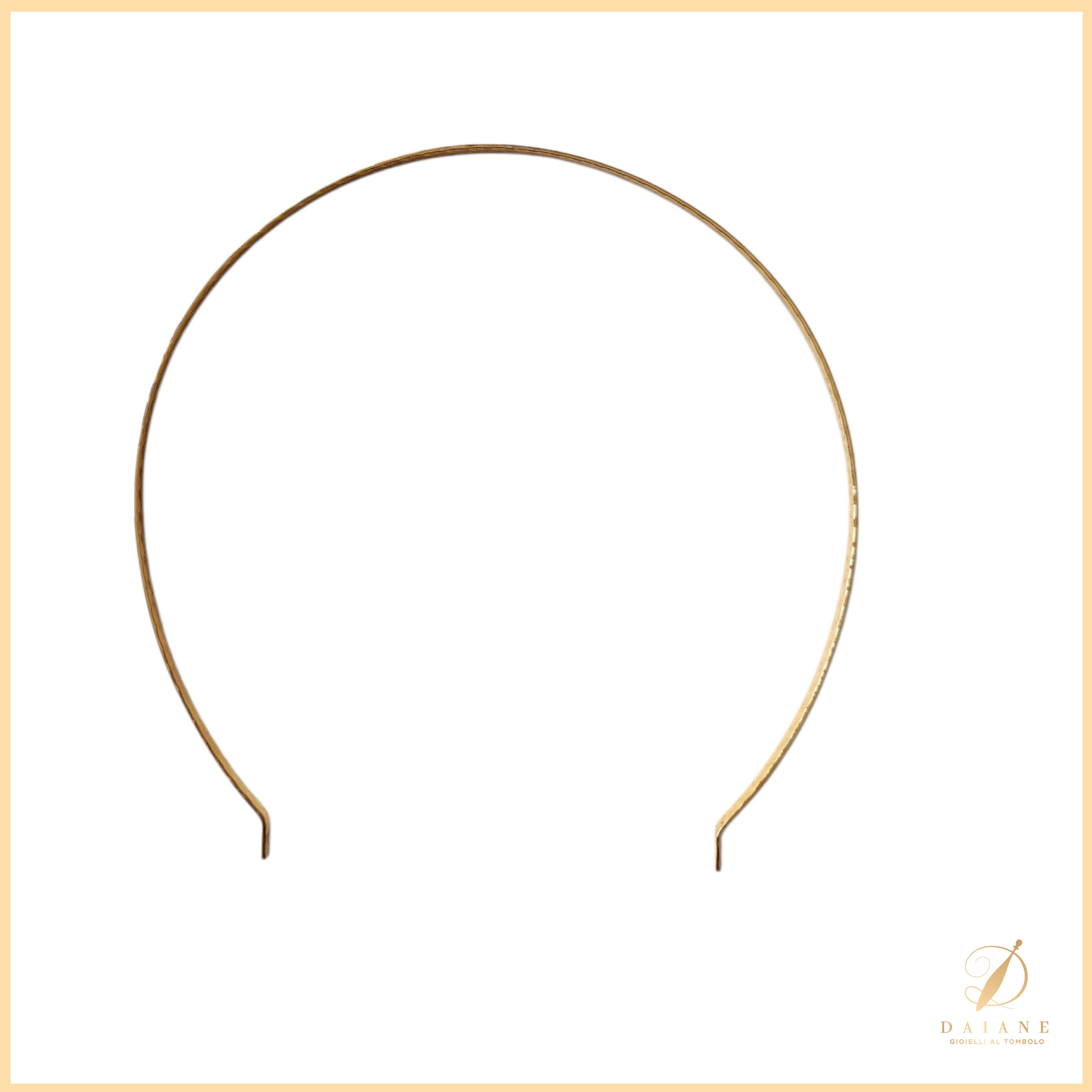 Bobbin Lace Golden Hair Hoop