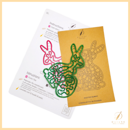 Easter Bunny Bobbin Lace Pattern