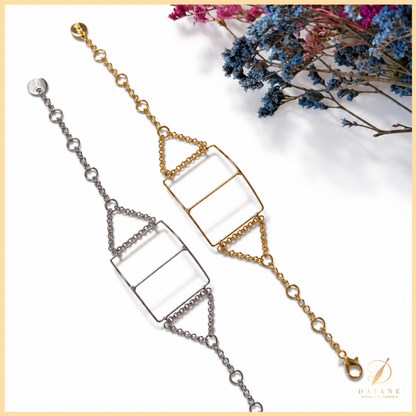 Rectangular Jewelry Bracelet Frame