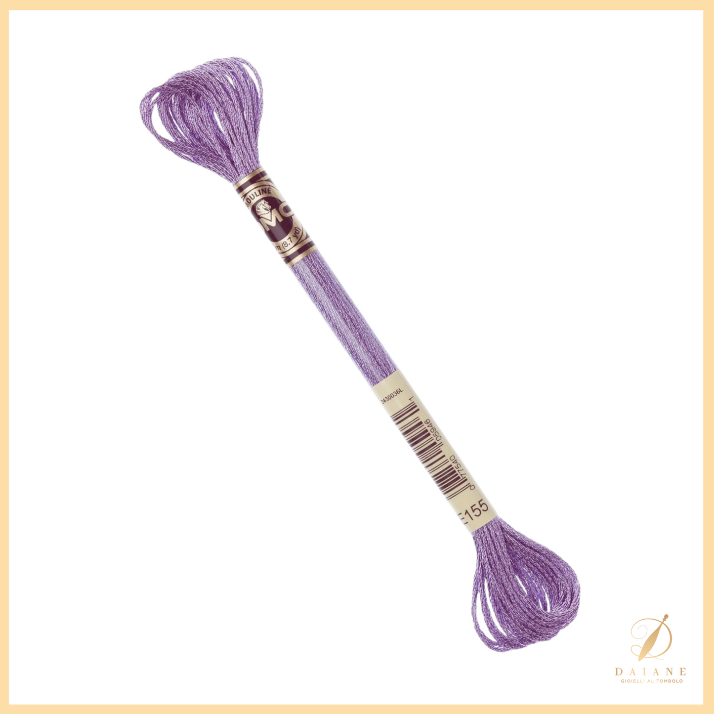 Bobbin Lace Thread for Bobbin Lace Metallic E155