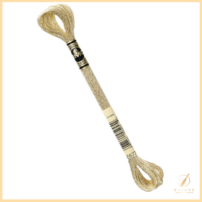 Bobbin Lace Thread for Bobbin Lace Metallic E677