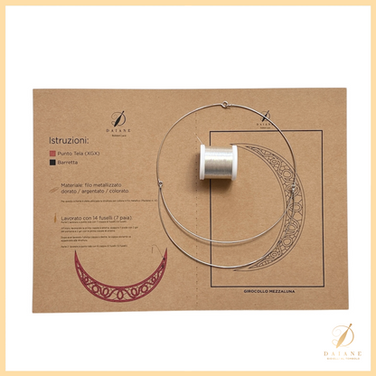 Bobbin Lace Complete kit Jewelry Choker Necklace Bobbin Lace