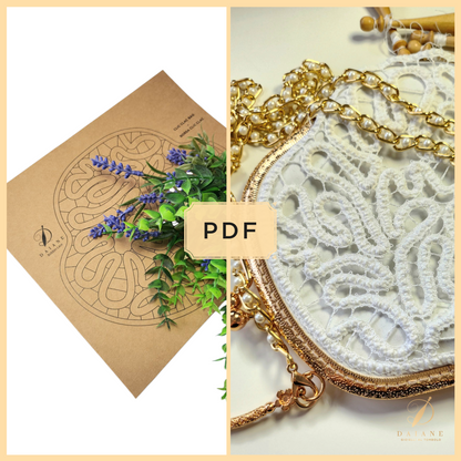 Bobbin Lace Clic Clac Bag Bobbin Lace Pattern PDF Digital Pattern null null