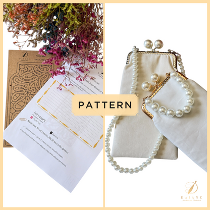 Bobbin Lace Phone Bag Bobbin Lace Pattern Printed Pattern null null